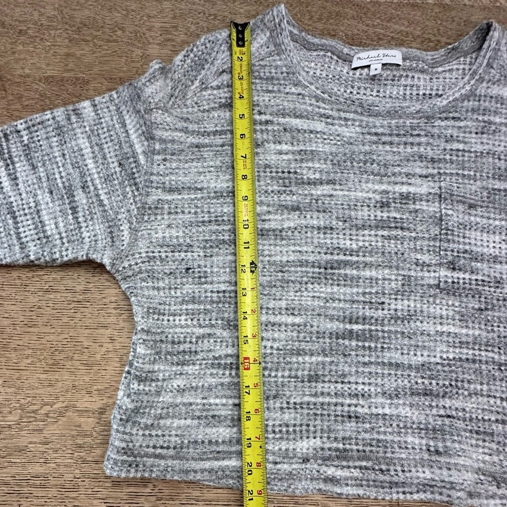 Michael Stars Cropped Lightweight Oversized Sweater Medium - Picture 9 of 14